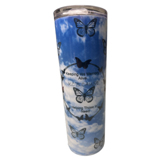 KC's Cause Clouds & Butterflies Tumbler